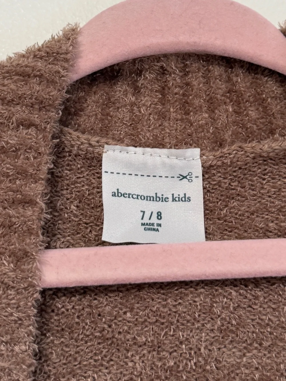Abercrombie Girl Chenille Cardigan Sweater Size 7/8